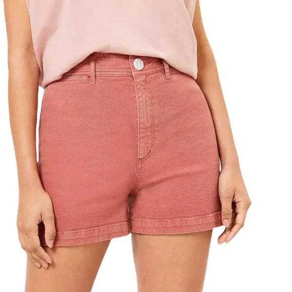LOFT Blush colored Welt Pocket Shorts Size 14 - Picture 1 of 10